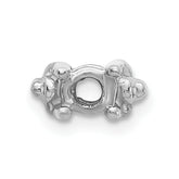 14K White Gold Head, up to 3.25mm Dia., X855 Add-a-Diamond Bracelet